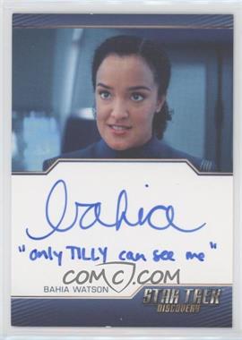 2020 Rittenhouse Star Trek Discovery Season 2 - Inscription Autographs #_BAWA.2 - Bahia Watson as May Ahearn ("Only TILLY can see me")