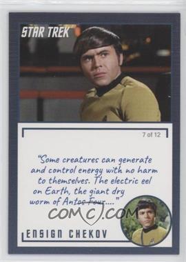 2020 Rittenhouse Star Trek: The Original Series Archives and Inscriptions - [Base] #7.7 - Ensign Chekov ("Some creatures can generate…")