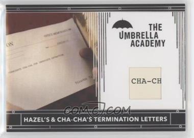 2020 Rittenhouse Umbrella Academy Season 1 - Relics #RC10 - Prop - Hazel's & Cha-Cha's Termination Letters