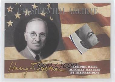 2020 Sportscard.com A Word from the POTUS - Presidential Archive #PA-HT - Harry S. Truman