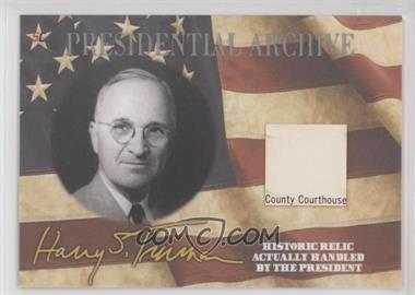 2020 Sportscard.com A Word from the POTUS - Presidential Archive #PA-HT - Harry S. Truman