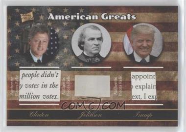 2020 The Bar Pieces of the Past - [Base] #74 - Bill Clinton, Andrew Johnson, Donald Trump