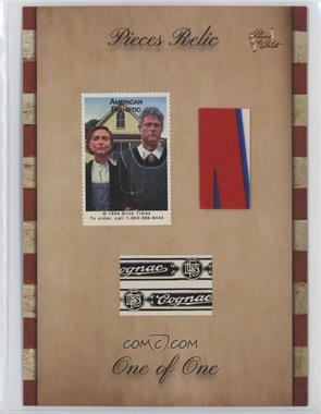 2020 The Bar Pieces of the Past - Pieces Relics #_BHCL.1 - Bill Clinton, Hillary Clinton (Election Pennant & Vintage Cigar Label 1) /1