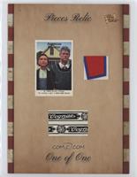 Bill Clinton, Hillary Clinton (Election Pennant & Vintage Cigar Label 2) #/1