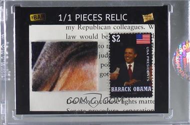 2020 The Bar Pieces of the Past Hybrid Edition - 1/1 Pieces #_BAOB - Barack Obama /1 [Uncirculated]