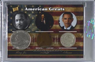 2020 The Bar Pieces of the Past Hybrid Edition - American Greats Coins #KJLO - Martin Luther King Jr., Abraham Lincoln, Barack Obama [Uncirculated]