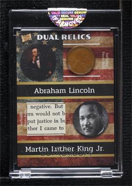 2020 The Bar Pieces of the Past Hybrid Edition - Authentic Pieces Relics #10 - Abraham Lincoln, Martin Luther King Jr. [Uncirculated]