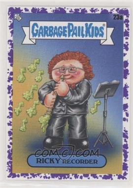 2020 Topps Garbage Pail Kids Late to School - [Base] - Jelly Purple #23a - Ricky Recorder
