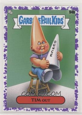 2020 Topps Garbage Pail Kids Late to School - [Base] - Jelly Purple #94b - Tim Out