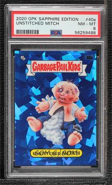 2020 Topps Garbage Pail Kids Sapphire Edition - [Base] #40a - Unstiched Mitch [PSA 8 NM‑MT]