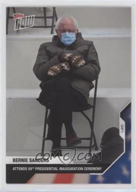 2020 Topps Now Election - [Base] #21 - 2021 Inauguration - Bernie Sanders /91169