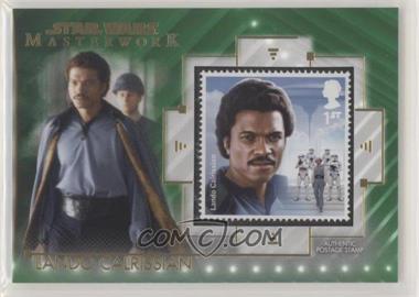 2020 Topps Star Wars Masterwork - Stamp Relics - Green #SC-LC - Lando Calrissian /99