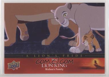 2020 Upper Deck Disney Lion King - A Lion's Pride - LTFX #LP-20 - Mufasa's Family /99