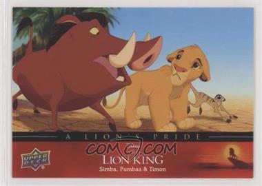 2020 Upper Deck Disney Lion King - A Lion's Pride #LP-7 - Simba, Pumbaa, & Timon