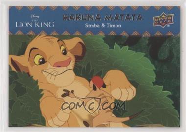 2020 Upper Deck Disney Lion King - Hakuna Matata - LTFX #HM-8 - Simba & Timon /99