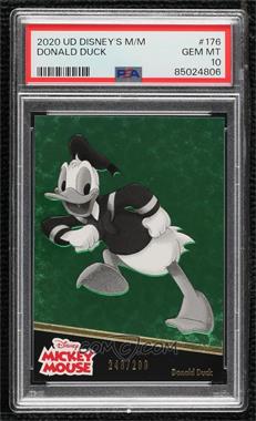 2020 Upper Deck Disney's Mickey Mouse - [Base] #176 - SSP - Donald Duck /299 [PSA 10 GEM MT]