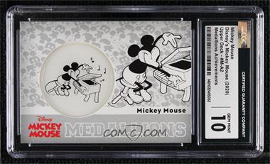 2020 Upper Deck Disney's Mickey Mouse - Mickey Mouse Medallions Achievements #M-A2 - Mickey Mouse [CGC 10 Gem Mint]