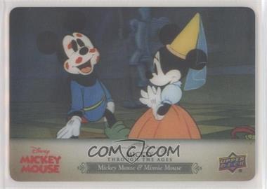 2020 Upper Deck Disney's Mickey Mouse - Mickey Through the Ages - 3D Lenticular #MTA-25 - Mickey & Minnie