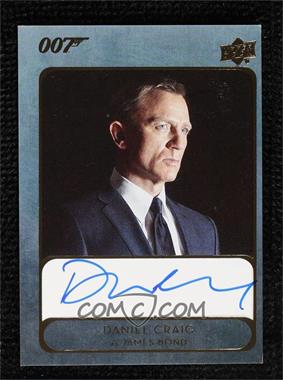 2020 Upper Deck James Bond Villains & Henchmen - Base Autographs #A-DC - Spectre - Daniel Craig as James Bond
