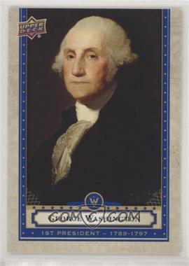 2020 Upper Deck Presidential Weekly Packs - [Base] - Blue #1 - George Washington /45
