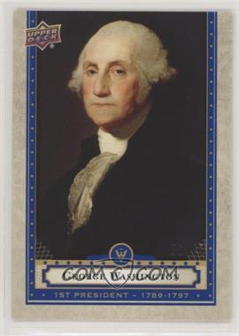 2020 Upper Deck Presidential Weekly Packs - [Base] - Blue #1 - George Washington /45