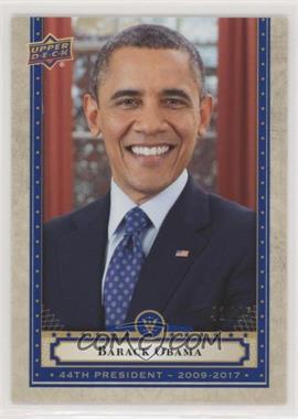 2020 Upper Deck Presidential Weekly Packs - [Base] - Blue #44 - Barack Obama /45