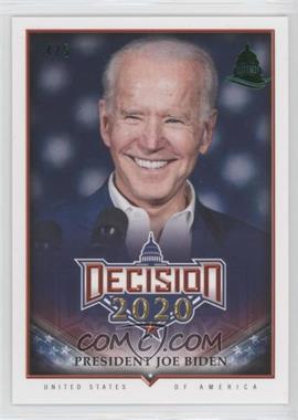 2021 Decision 2020 Series 2 - [Base] - Green Capitol #549 - Joe Biden /5