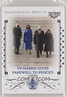 VP Harris Gives Farewell to Pence's