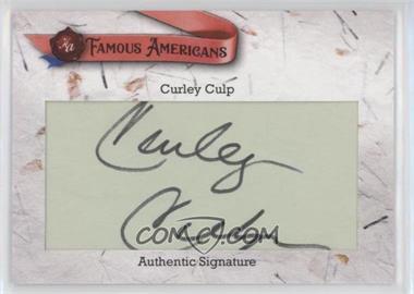 2021 Historic Autographs Famous Americans - Cut Signatures #_CUCU - Curley Culp