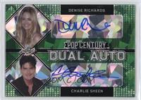 Denise Richards, Charlie Sheen #/4