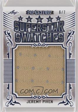 2021 Leaf Metal Pop Century - Superstar Swatches - Blue Spectrum #SS-32 - Jeremy Piven /7