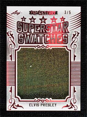 2021 Leaf Metal Pop Century - Superstar Swatches - Red Spectrum #SS-20 - Elvis Presley /5