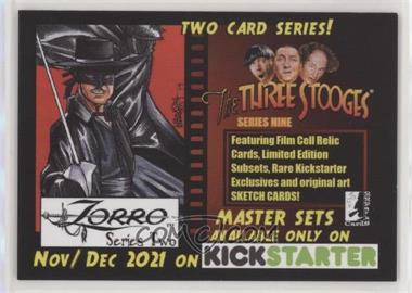 2021 RRParks The Three Stooges Series Nine - Promos #1B - Three Stooges Series 9/Zorro Series 2