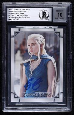 2021 Rittenhouse Game of Thrones The Iron Anniversary Series 1 - [Base] #8 - Daenerys Targaryen [BAS BGS Authentic]