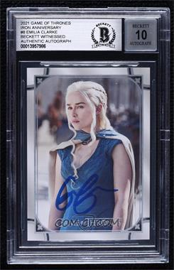 2021 Rittenhouse Game of Thrones The Iron Anniversary Series 1 - [Base] #8 - Daenerys Targaryen [BAS BGS Authentic]