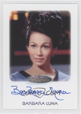 2021 Rittenhouse The Women of Star Trek: Art & Images - Autographs #_BALU - Barbara Luna as Lt. Moreau