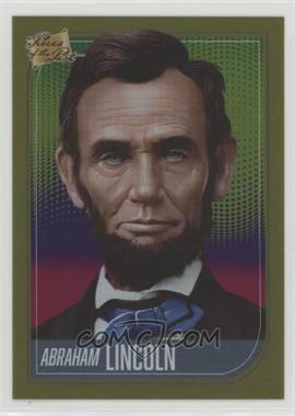 2021 Super Products Pieces of the Past - [Base] - Gold Chromium #1 - Abraham Lincoln