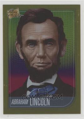 2021 Super Products Pieces of the Past - [Base] - Gold Chromium #1 - Abraham Lincoln