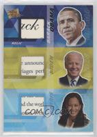 Barack Obama, Joe Biden, Kamala Harris