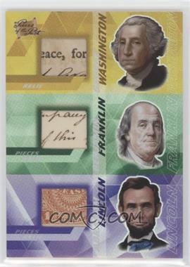 2021 Super Products Pieces of the Past - [Base] #408 - George Washington, Benjamin Franklin, Abraham Lincoln