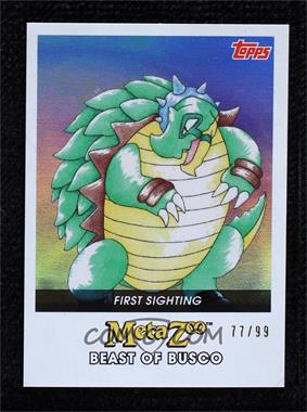 2021 Topps x MetaZoo Cryptid Nation - Series 0 First Sighting #5F - Beast Of Busco /99