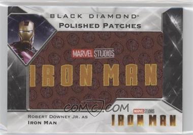 2021 Upper Deck Marvel Black Diamond - Polished Patches #PP-IM1 - Iron Man - Robert Downey Jr., Iron Man /49