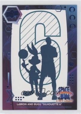2021 Upper Deck Space Jam A New Legacy - [Base] - Blue #44 - LeBron and Bugs "Silhouette 6" [EX to NM]