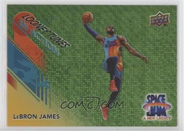 2021 Upper Deck Space Jam A New Legacy - Looney Tunes in Action - Green Neon #IA-1 - LeBron James