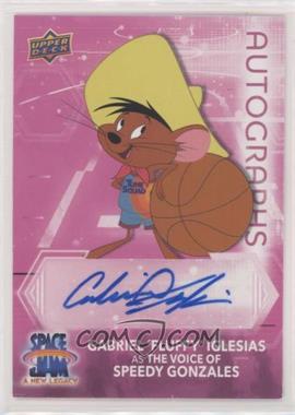 2021 Upper Deck Space Jam A New Legacy - Pink Signatures #PS-IG2 - Gabriel "Fluffy" Iglesias as Speedy Gonzales