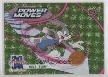 2021 Upper Deck Space Jam A New Legacy - Power Moves - Green Neon #PM-15 - Bugs Bunny