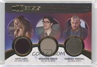 Caity Lotz as Sara Lance, Brandon Routh as Ray Palmer, Dominic Purcell as Mick …