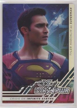 2022 Cryptozoic czX Crisis on Infinite Earths - CZX STR PWR - Silver #S08 - Tyler Hoechlin as Superman /105