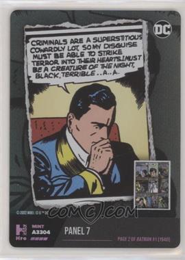 2022 HRO DC Comics - [Base] #_PAN7 - Page 2 of Batman #1 - Panel 7