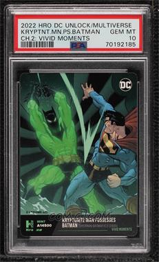 2022 HRO DC Comics Series 2 - [Base] #_VIKR - Vivid Moments - Kryptonite Man Possesses Batman [PSA 10 GEM MT]